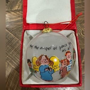 Sally Huss Ornament Collection “May The Angel Of Peace” Christmas Collectible